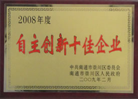 自主創(chuàng)新十佳企業(yè)